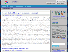 Tablet Screenshot of cristis.ro